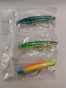 3 piezas - Surtido de señuelos de pesca Crankbait con labios de 4" con sonajero - #3283 - Imagen 1 de 5