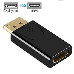 New Display Port to HDMI Displayport DP HDMI Cable Adapter Video cord HDTV PC - Picture 1 of 8