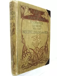 Illustrated Designs for Needle, Brush, Pen, Maud Elliott, 1894, Rand McNally - Picture 1 of 11