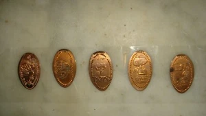 Pressed Pennies Oblong (5) (415) - Picture 1 of 2