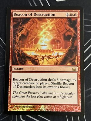 1x Foil Beacon of Destruction (61) Fifth Dawn MP MTG Magic the Gathering x1 MKE - Image 1 of 2