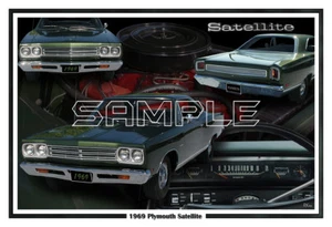 1969 Plymouth Satellite Poster Print - Picture 1 of 1