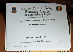 C8 US Army 1st Basic Training Brigade Ft Jackson, SC - Picture 1 of 5