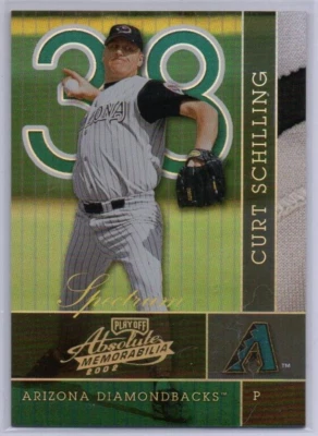 2002 Playoff Absolute Spectrum #6, CURT SCHILLING /100, Arizona Diamondbacks - Image 1 of 2