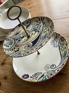 Denby Monsoon Home Cosmic Fine China Cake Stand