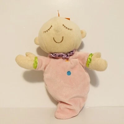 Игрушка Manhattan уютная капсула мягкая кукла Sweet Pea девочка розовые сонные глаза в первую очередь - Изображение 1 из 4