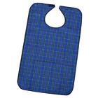 Waterproof Bib Adult Mealtime Clothes Protector Disability Aid Apron Blue