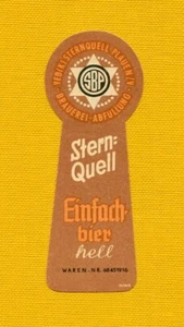 seltenes DDR Bieretikett Brauerei Plauen - Bild 1 von 1