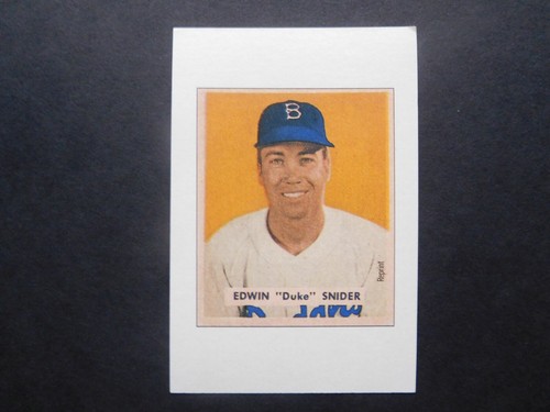 DUKE SNIDER BROOKLYN DODGERS & HOF 1989 