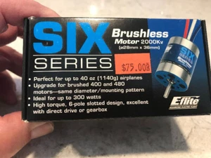 E-Flite Series Six Brushless Motor 2000Kv For RC Airplane. - Picture 1 of 4