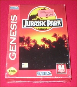 Jurassic Park for the Sega Genesis System NUOVO SIGILLATO - Foto 1 di 4