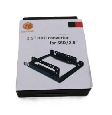 NEW THERMALTAKE AC0014 2.5" TO 3.5 HDD/SDD CONVERTER BRACKET LOT 9 - Image 1 of 2