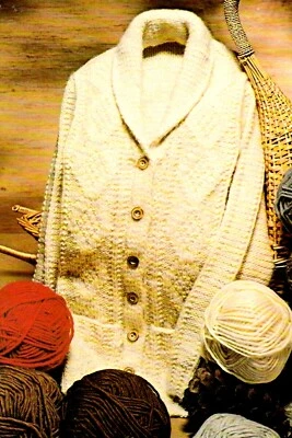 BRUNSWICK Vail Sweater Coats/KNITTING Pattern INSTRUCTIONS ONLY - Image 1 of 2