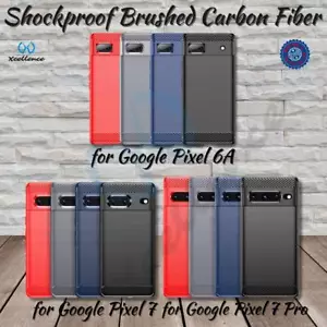 Funda blanda de fibra de carbono cepillada a prueba de golpes para Google Pixel 6A, serie 7 Xcellence - Imagen 1 de 48