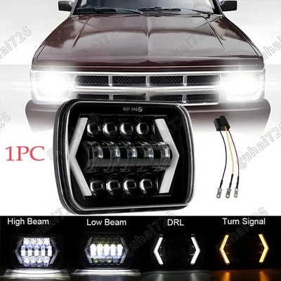 Faro LED 7x6" 5x7 cuadrado con DRL alto/bajo para Chevrolet S10 Blazer 1983-1994 Foto 1 de 4