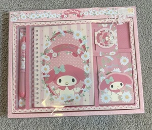 Set Diario Collezione Sanrio My Melody Miniso Sigillato Rosa Stravagante - Foto 1 di 9