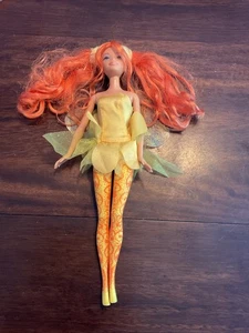Barbie Fairytopia Dandelion Doll Orange & Yellow Fairy Wings 2004 Fairy - Picture 1 of 18