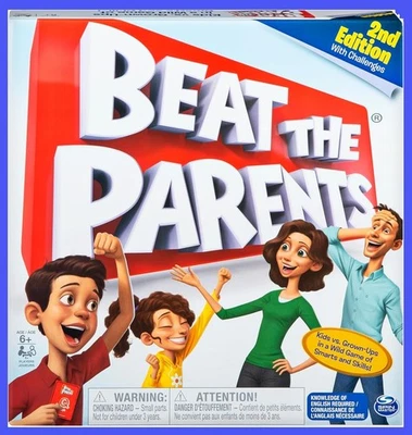 BEAT THE PARENTS 2nd Edition Family Board Game by SPIN MASTER ~ NEW SEALED - Image 1 of 3