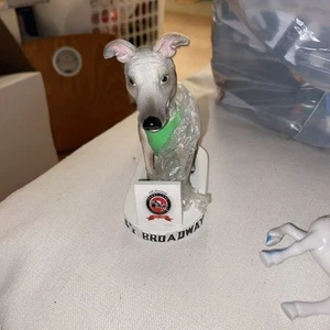 Vintage Derby Lane St Petersburg Greyhound Dog Bobblehead "K's Broadway” Rare #7 - Picture 1 of 2