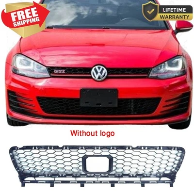 For 2015-2017 Front Black Bumper Grille Volkswagen GTI Plastic VW1036132 Foto 1 de 4