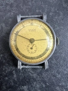 Rare Pinlever 15 Jewels Mechanical Watch For Spares and Repairs Swiss Made - Picture 1 of 7