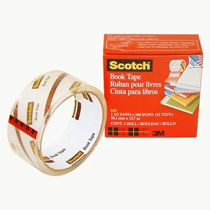 Scotch Book Tape (845): 1-1/2 in. x 15 yds. (Clear) - Picture 1 of 2