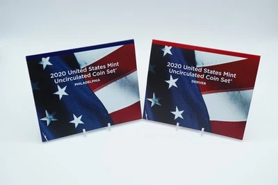 2020 United States Mint Uncirculated Coin Set Philadelphia + Denver OGP - F288 - Image 1 of 3