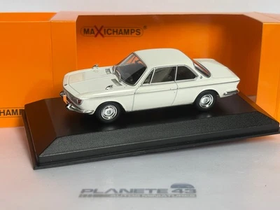 MINICHAMPS MAXICHAMPS BMW 2000CS 1967 WHITE 1/43 - Photo 1/3