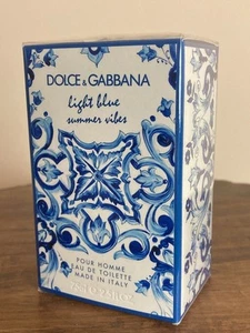 Dolce and Gabbana Men's Light Blue Pour Homme Summer Vibes EDT Spray 2.5 oz - Picture 1 of 1