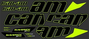 UTV Graphics Decals Stickers for Can-Am Maverick XDS - Turbo RR - 4UP - Picture 1 of 2