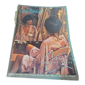 Libro de canciones de Linda Ronstadt volumen 3 1978 Simple Dreams Hasten Down The Wind 115 páginas - Imagen 1 de 12