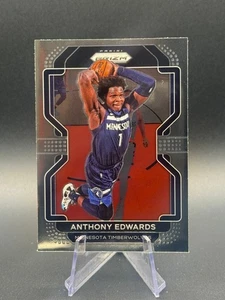2021/22 Prizm - Anthony Edwards 'Silver Prizm' - #37 - Picture 1 of 2