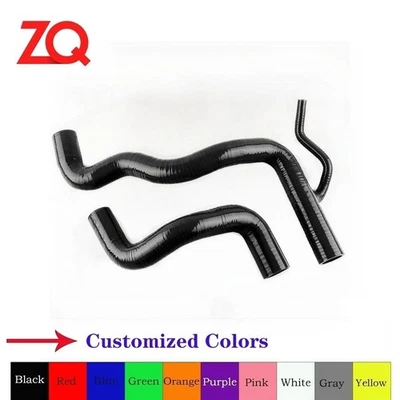 RADIATOR HOSES BLACK FOR 2005-2012 TOYOTA RAV4 XA30 1AZ-FE 2AZ-FE ACA30 2.0/2.4L - Image 1 of 4