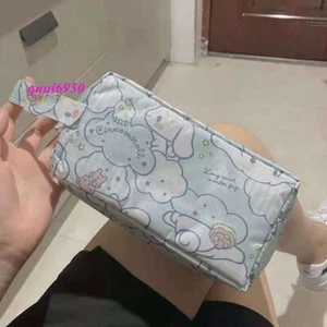 Damas Niñas Bolso de Maquillaje Azul Cinnamoroll Cosméticos Viaje Bolso de Mano Estuche Lápiz - Imagen 1 de 8