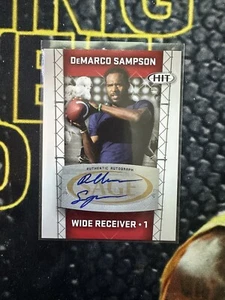 2011 SAGE HIT Autographs Silver DeMarco Sampson Auto Aztecs #A1 AZ Cardinals - Picture 1 of 2
