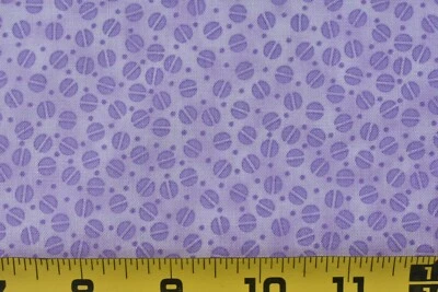 出品 1/2 码,薰衣草印花薰衣草棉,空白,异想天开的工作坊,P7110 — 第 1/4 张图片