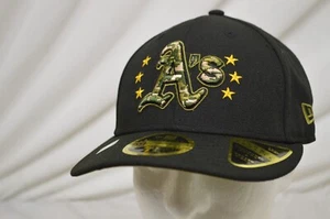 New Era Oakland Athletics 2024 Armed Forces Day Hat 59FIFTY 7 5/8 Low Profile - Picture 1 of 11
