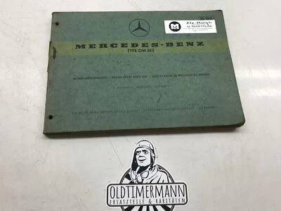 Ersatzteilliste 10185 Handbuch Mercedes Motor OM615 OM 615 - Bild 1 von 4