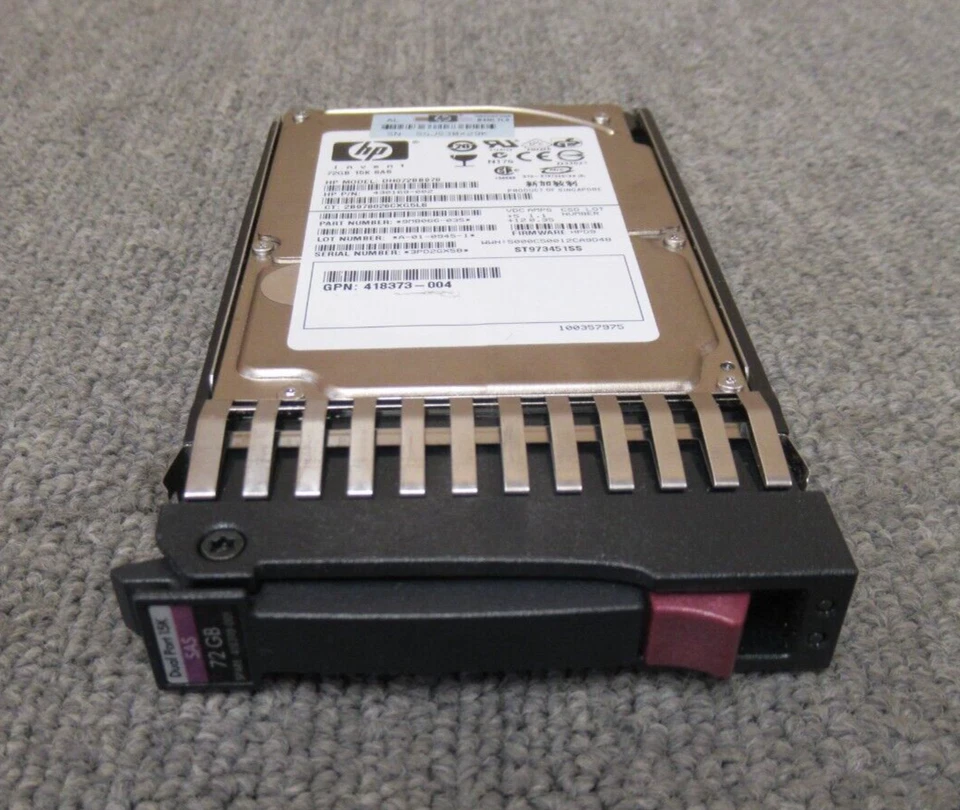 HP DH072BB978 430169-002 72GB 15000RPM SAS Dual Port Hot Swap 2.5" Internal HDD - Image 1 of 4