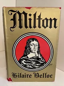HILAIRE BELLOC: Milton; J. B. Lippincott Company, Philadelphia 1935; ex-lib. dj. - Picture 1 of 18