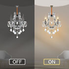 4 Lights Crystal Chandelier Lamp Ceiling Pendant Light Fixture Bar Kitchen Decor