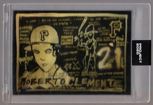 2020 Project Topps Art Exclusive #362 Roberto Clemente RC Gregory Siff /2344 QTY - Picture 1 of 6