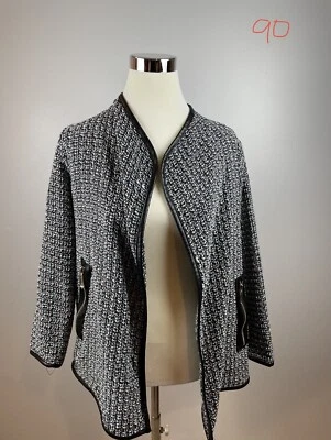 Kenar Black And White Cardigan Size M — 第 1/3 张图片