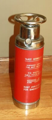 Extintor de sed vintage coctelera fuego caja de música How Dry I Am Foto 1 de 2