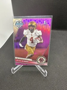2023 Bowman U cromado rosa refractor Ryan O'Keefe Boston College 1er #98 - Imagen 1 de 2