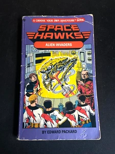Alien Invaders (Space Hawks) - Paperback (Edward Packard) Vintage Adventure Book - Picture 1 of 2