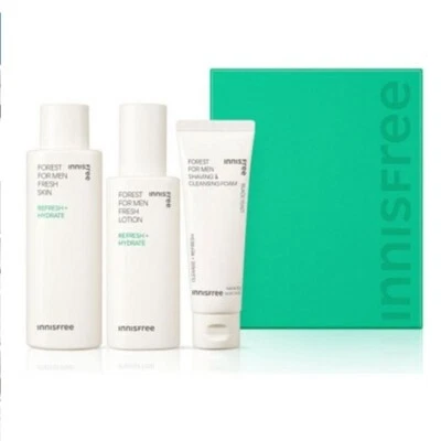INNISFREE Forest For Men Fresh Skincare Skin , Lotion , Shaving & Cleansing Set Foto 1 de 4