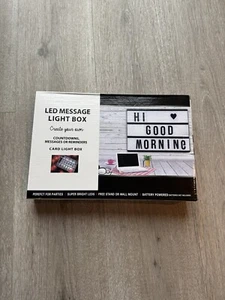Light box LED Leuchtkasten Leuchttafel mit Buchstaben - Bild 1 von 3