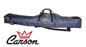 fodero per canne da pesca 2000/2 135cm jeans surfcasting bolognese mulinello - Foto 1 di 1