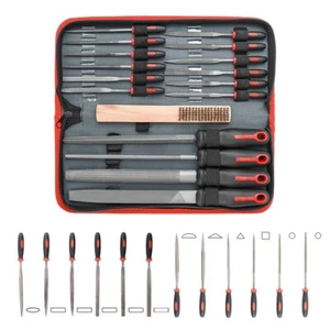 Metall Handfeile inkl. Flachrund Dreieck Halbrund Nadelfeilen Bastelwerkzeug - Bild 1 von 12